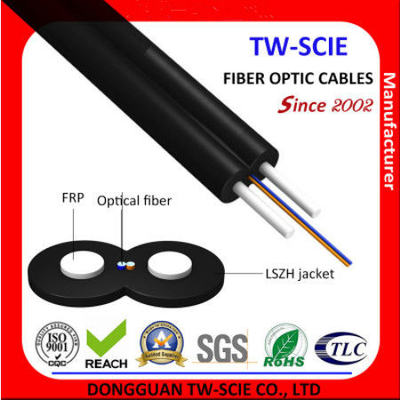 Cavo di derivazione FTTH monomodale 1 core Peso del cavo 8,2 kg/km Buone prestazioni G652D