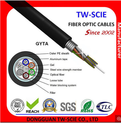 Fornitori di alluminio sciolti del cavo a fibre ottiche dell'OEM di Armor Design del nastro del cavo a fibre ottiche G652D della metropolitana della guaina all'aperto del PE