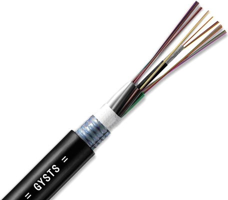 2-288 Cavo in fibra ottica esterna a singolo / multi-modo con 6-12 fibre per tubo