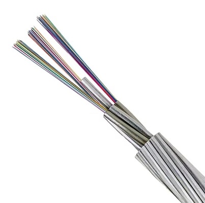 Cable di fibra ottica OPGW a tubo centrale personalizzato con giacca PE per rete FTTH FTTB FTTX