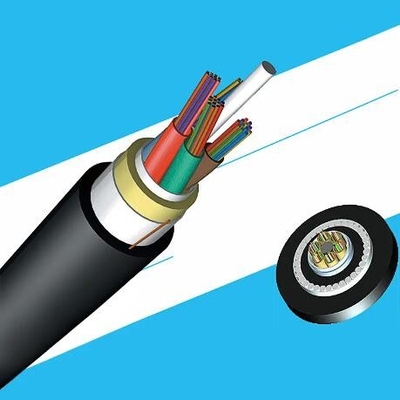 Cavo in fibra ottica SM mono-modo per aria esterna 12 24 core ADSS Cavo in fibra aerea SM non metallico