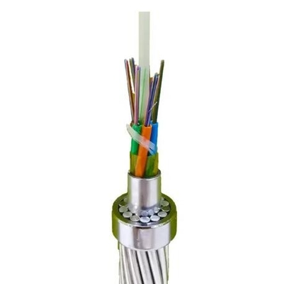 OPGW Disegni tipici di tubi di acciaio inossidabile coperti di metallo per l'installazione aerea di comunicazione di energia