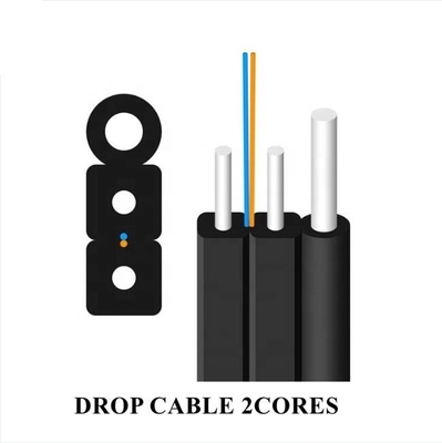 Cable a scarico FTTH a fibra ottica per uso esterno G. 657A1 G. 657A2