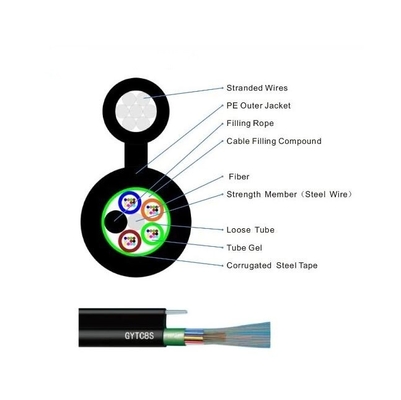 Figura 8 Cable di caduta in fibra ottica Gyftc8s Gyxtc8y