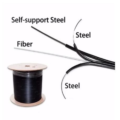 Fibra ottica 4 core 2 km FTTH DROP CABLE singolo modo Fibra ottica