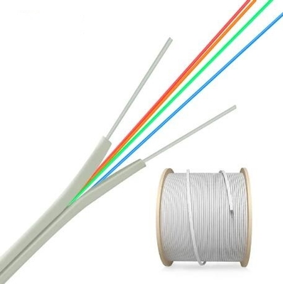 Flessibile 2 6 Core G657 A1 G 657a1 Cable FTTH a fibra ottica autoportante