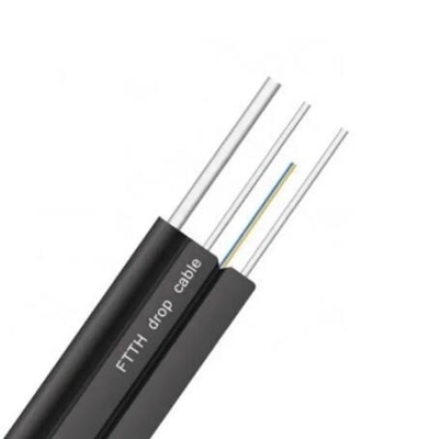 Acciaio in alluminio esterno 1 core 2 core 4 core Autoportante G657a1 G657a2 9/125 FTTH Drop Cable