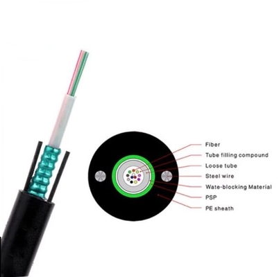 6 Modello multimodo di base all'aperto Cable ottico a fibra blindata GYXTW
