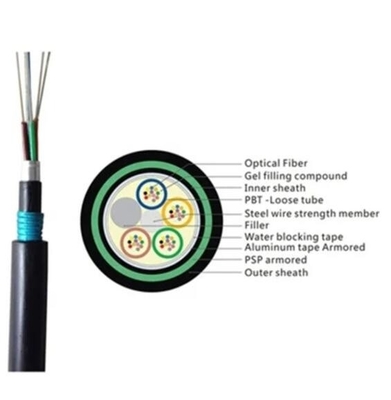 Cable in fibra ottica a 24 nuclei 1 km prezzo Cable in fibra ottica a sepoltura diretta