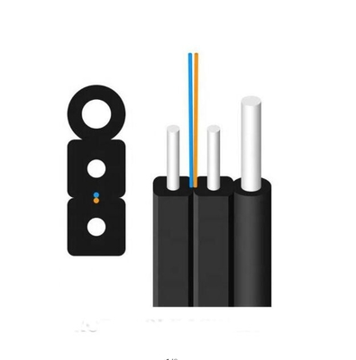 Cavi a goccia FTTH 1 Core 2 Core Acciaio LSZH Cavo in fibra ottica per interni ed esterni