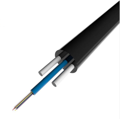 4 Core piatto auto-supporto FTTH Outdoor Drop Fiber Optic Cable Gyfxtby