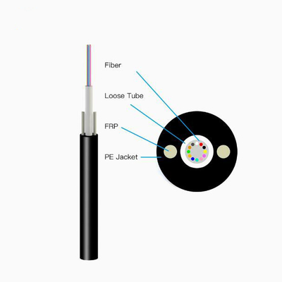 Cavo in fibra ottica monouso blindato per esterni con giacca in fibra HDPE GYXTW