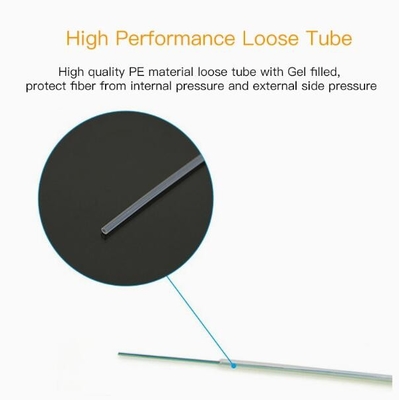 Cavo in fibra ottica monouso blindato per esterni con giacca in fibra HDPE GYXTW