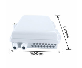 Gestione della fibra ad alta densità 16 Core Outdoor Fiber Optic Splitter Box ABS / PC Materiali ecologici