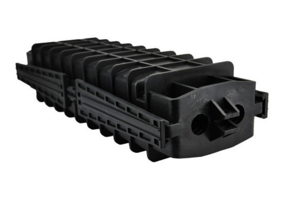 Tipo orizzontale colore nero della chiusura del giunto del cavo a fibre ottiche dei 36 centri