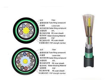 Cavo a fibre ottiche corazzato flessibile dielettrico dell'OEM alto ADSS nessun materiale del metallo nella struttura