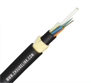 Antenna del cavo in fibra ottica ADSS non metallica a 12 centri autoportante per telecomunicazioni elettriche