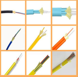Cavo attenuato e non del cableTight di fibra ottica dell'interno del centro di GJFJV 12 del metallo del membro della luce