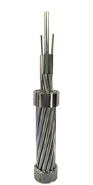 Cavo a fibre ottiche impermeabile di Straned OPGW, messa a terra sopraelevata composita 205kN RTS
