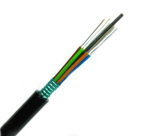 Il cavo a fibre ottiche corazzato del multi centro/12 all'aperto svuota il cavo corazzato d'acciaio