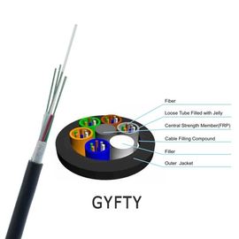 Cavo a fibre ottiche all'aperto corazzato non metallico &amp; non della metropolitana sciolta di GYFTY