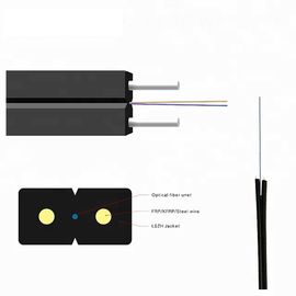 Il 1/2/4 di centro con il cavo flessibile di singolo modo della guaina GJXH/GJXFH FTTH FRP di LSZH per dell'interno