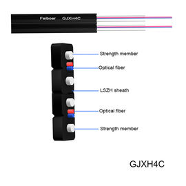 cavo a fibre ottiche dell'interno del membro di forza di 3.1*2.0mm FRP FTTH LSZH