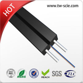 Cavo del membro-FTTH di forza di materiale del filato del Kevlar del cavo a fibre ottiche dell'interno della guaina di LSZH