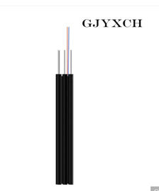 Cavo del membro-FTTH di forza di materiale del filato del Kevlar del cavo a fibre ottiche dell'interno della guaina di LSZH