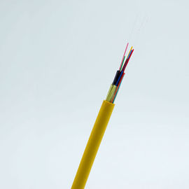Cavo attenuato e non del cableTight di fibra ottica dell'interno del centro di GJFJV 12 del metallo del membro della luce