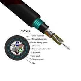 Grande cavo armato di fibra ottica della struttura del centro di comunicazione GYTY53