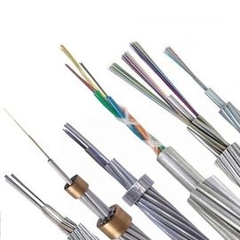 Cavo a fibre ottiche aereo all'aperto della Cina del centro ottico della messa a terra 48 di OPGW