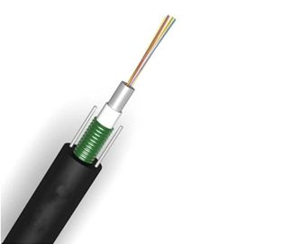 tipo esterno nero telecommuniction della fabbrica della guaina GYXTW del cavo a fibre ottiche corazzato di corning di potere