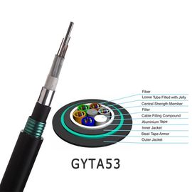 Cavo sotterraneo GYTA 53 12 Cavo a fibra ottica a doppia armatura e guaina PE