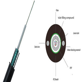 GYXTW Single Mode Central Loose Tube Antenna esterna e cavo in fibra ottica 6f condotto