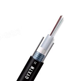 PE Jacket GYXTW 8 Core Central Loose Tube Outdoor Aerial And Duct SM Fiber Cable Featuring Steel Wire Strength Member (Cablo in fibra di acciaio con filo di acciaio)