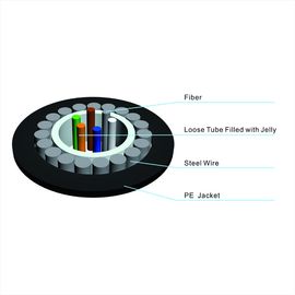 4 Core GYXTY Central Loose Tube Outdoor Aerial and Duct SM Fornitore di cavi in fibra ottica