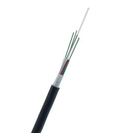 Cavo a fibre ottiche all'aperto del rivestimento nero non metallico sciolto della metropolitana del centro di GYFTY 60