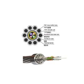 24 cavi ottici della messa a terra ACS OPGW del centro OPGW dello steelFiber inossidabile sopraelevato composito di buona qualità