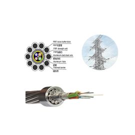 48 cavo a fibre ottiche corazzato aereo all'aperto del centro ACS OPGW (messa a terra sopraelevata composita di fibra ottica)