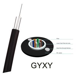 24 cavi a fibre ottiche di Unitube di singolo modo del centro G652D