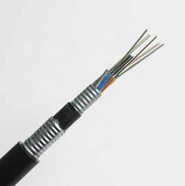 Modo della guaina GYTA53/GYTS53 del doppio dell'HDPE singolo corazzato circa cavo a fibre ottiche all'aperto sepolto diretto
