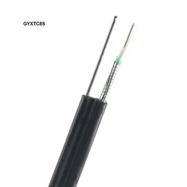 Figura all'aperto 8 della Uni-metropolitana del cavo a fibre ottiche della guaina esterna nera dell'HDPE di GYXTC8S modella il singolo messaggero del cavo