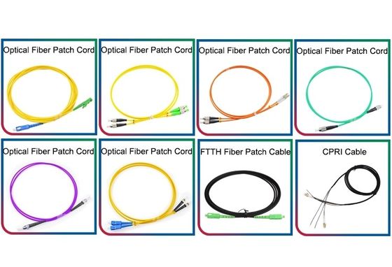 diammeter esterno materiale 3.0MM del rivestimento del PVC di toppa di singolo modo del cavo di toppa dello Sc dello Sc di lunghezza a fibra ottica del cavo 10m