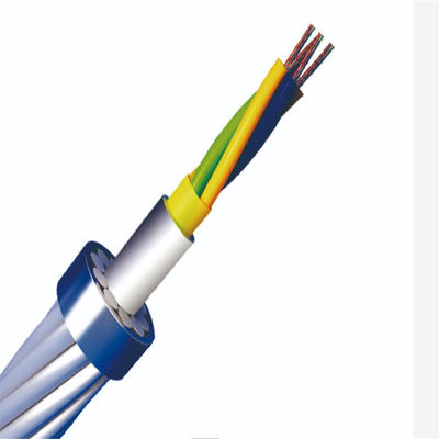 Cavo di fibra ottica placcato di alluminio del filo di acciaio del cavo sopraelevato della messa a terra OPGW OPGW