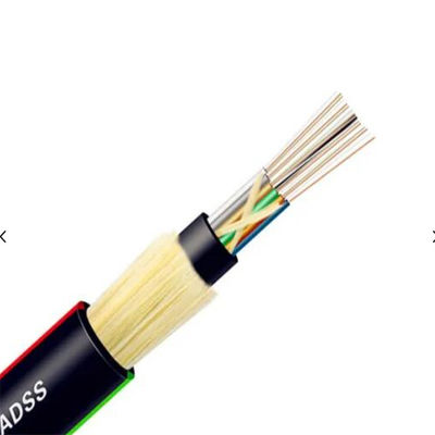 Filato 100M 200M del Kevlar 300M Span ADSS 24 48 96 cavo della fibra ottica dei 144 centri