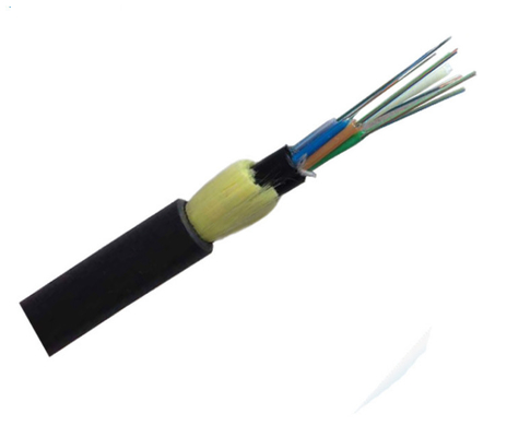 12 membro di forza di Frp del nastro di didascalia dell'acqua del filato di Aramid del cavo a fibre ottiche del centro ADSS